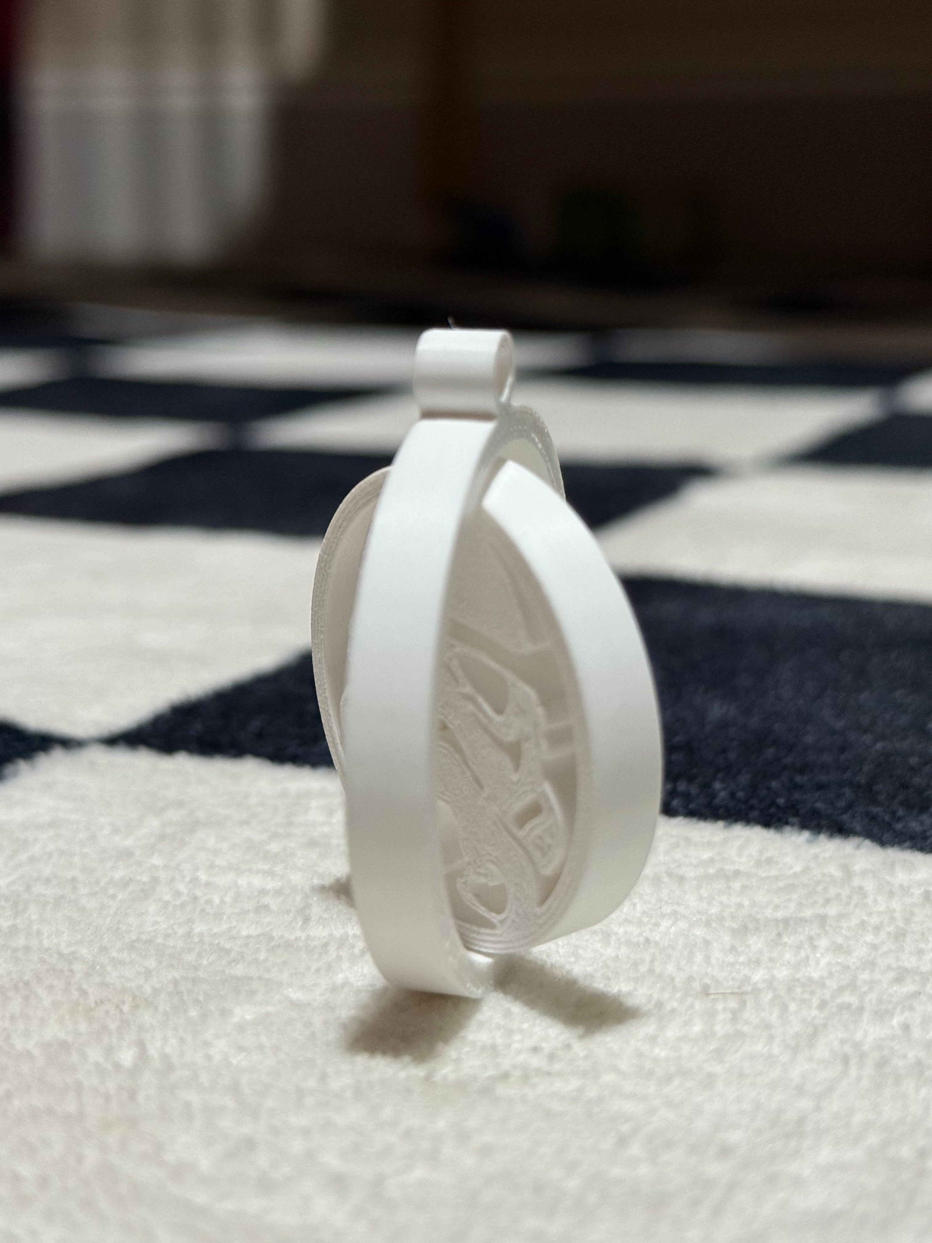 Stormtrooper spinning keychain